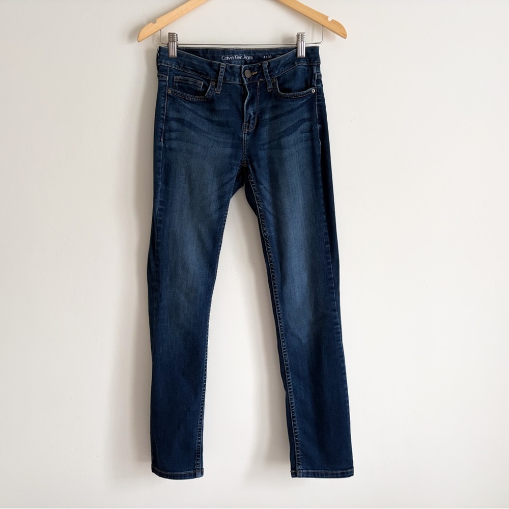 Calvin Klein Ultimate Skinny Jeans - Dark Wash Denim - Size 4x30